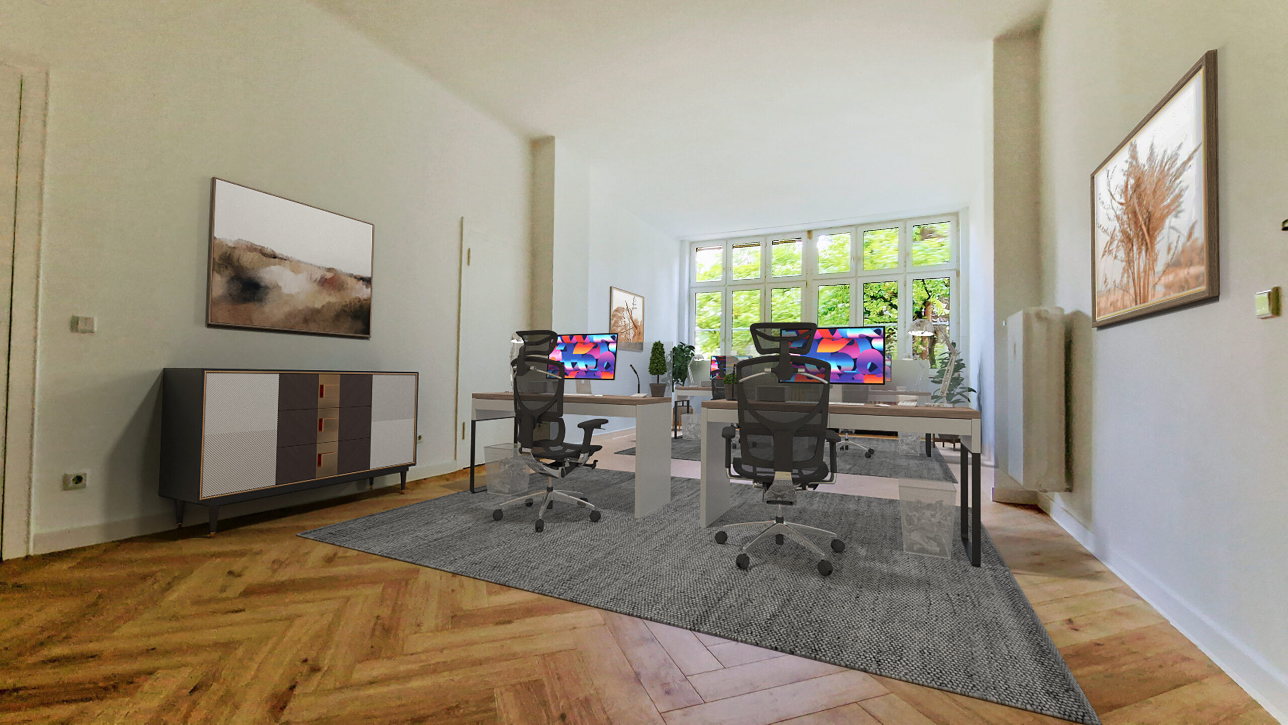 Büroraum im Coworking Stadtgarten Krefeld